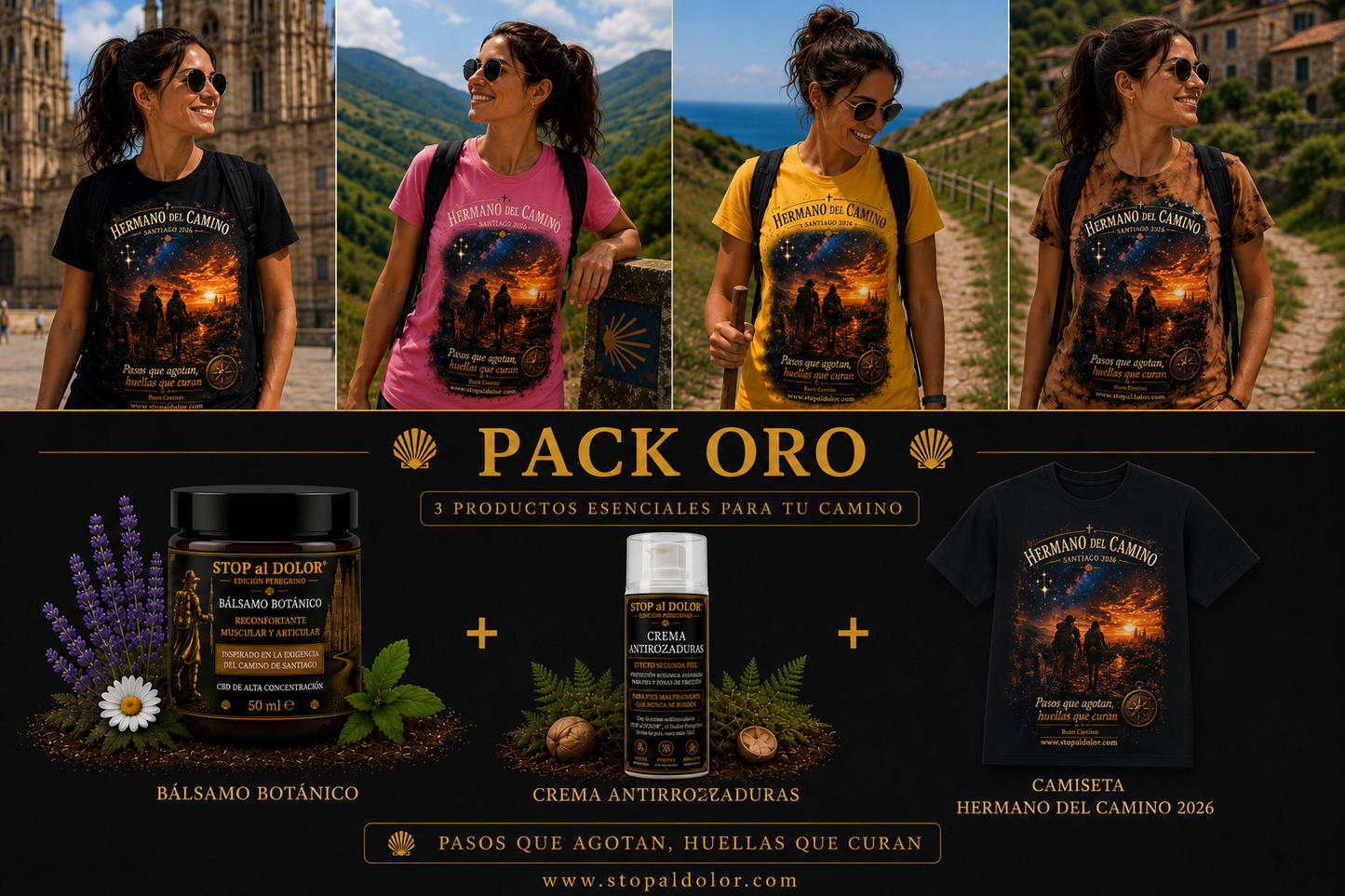 Pack Oro | Stop al Dolor - Edición Peregrino